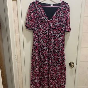 H&M floral midi dress